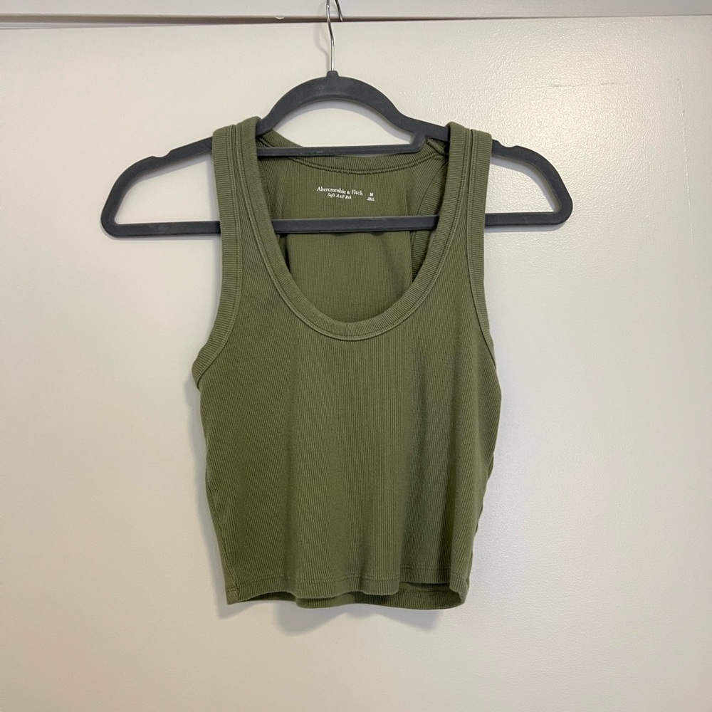 Abercrombie Ribbed Scoop Neck Tank